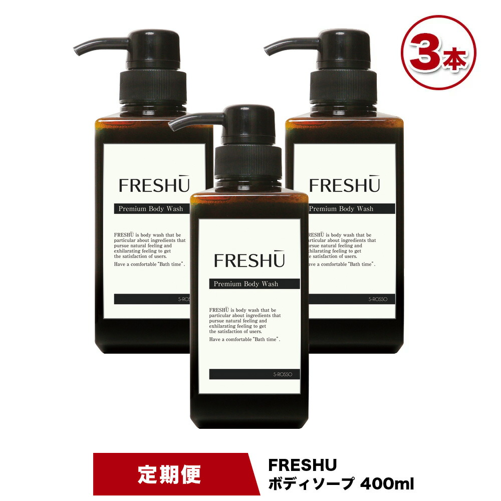 ＜定期購入＞ ボディソープ 400ml 3本 メンズ 男性 加齢 加齢臭 体臭 乾燥 抗菌 ワキ 足 ニオイ ワキガ 背中ニキビ 汗 デリケートゾーン 対策 消臭 デオドラント 保湿 敏感肌 脂性肌 乾燥肌 30代 40代 50代 泡 石けん 石鹸 人気 国産