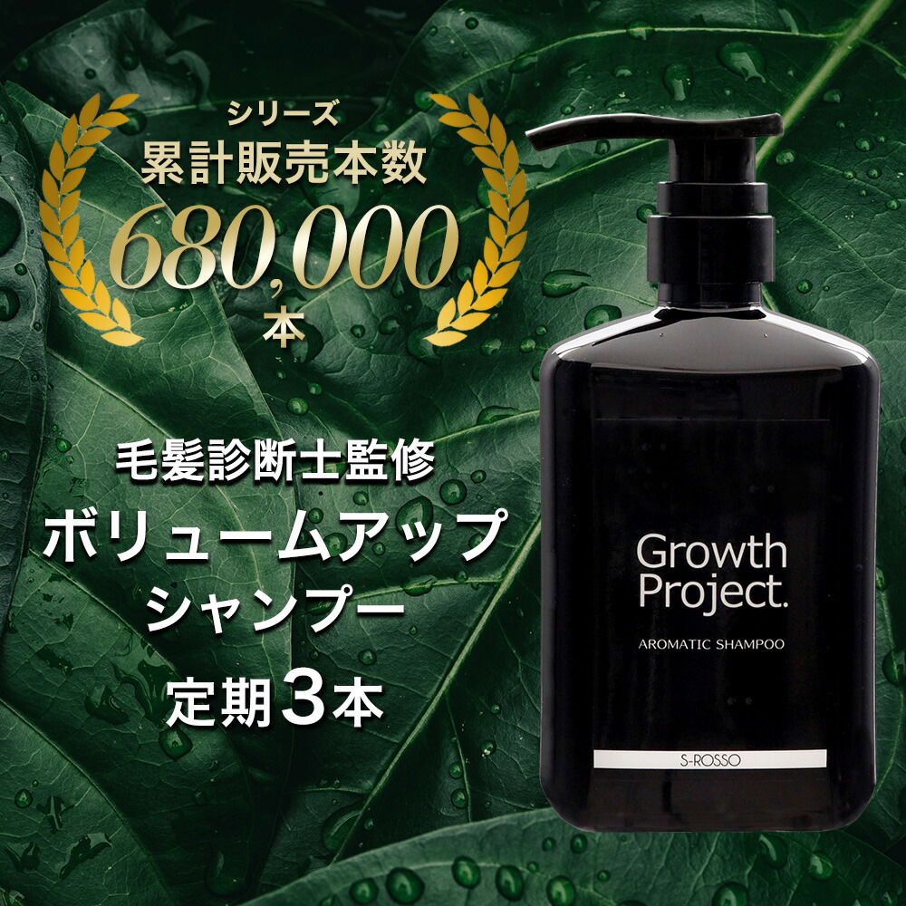 ＜定期購入＞ アロマシャンプー 300ml 3本 メンズ 男性 シャンプー ヘアケア ハリ コシ ボリュームアップ 頭皮ケア アミノ酸 スカルプシャンプー 30代 40代 50代 育毛 発毛 生え際 薄毛 抜け毛 フケ かゆみ くせ毛 aga 予防  夏 夏用 皮脂 汗 頭皮 ヘア ケア メンズヘアケア