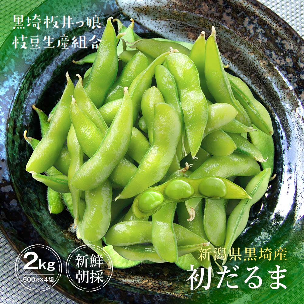 新潟県産　枝豆　朝採り　A品  2kg