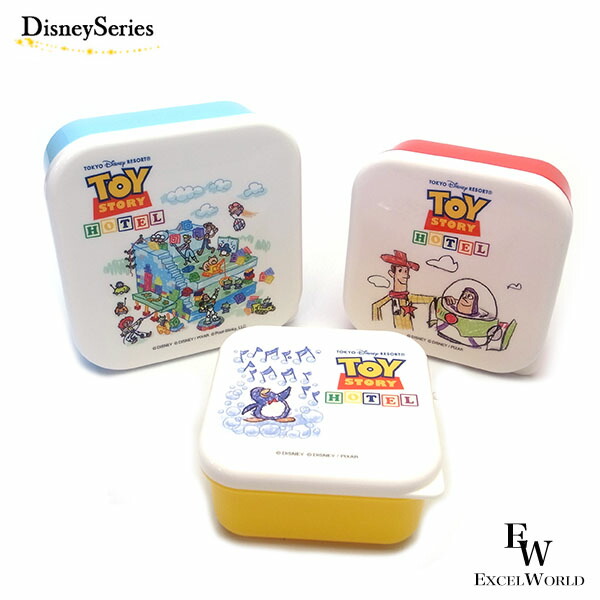 東京ディズニーリゾート　シール容器セット　お弁当箱　パークフード柄 パークモチーフ柄 シール容器4個 弁当箱 ランチケース