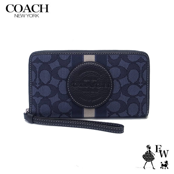【新品未使用】COACH長財布 コーチ財布 F53769 ネイビー 女性用財布 COACH長財布 コーチ財布 F53769 ネイビー 女性用財布 US10