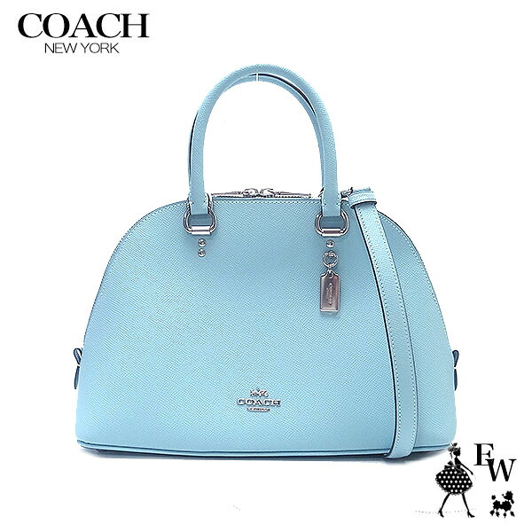 コーチ バッグ COACH アウトレット ショルダーバッグ ハンドバッグ 2WAY 2553 SVQVE ブルー エクセルワールド ギフト プレゼントにも ショルダーバック バッグ バック レディース ブランド TP5｜エクセルワールド