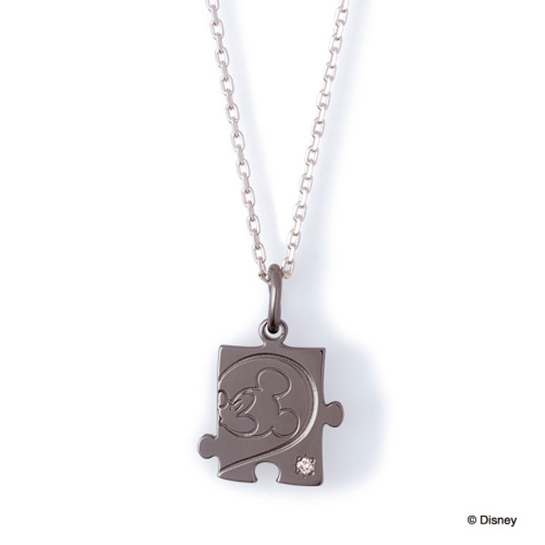 ザ キッス THE KISS ディズニーコレクション ミッキー ダイヤモンド Duet メンズネックレス DI-SN1804DM 50cm エクセルワールド クリスマス 誕生日 ギフト プレゼントにも ブランド おしゃれ アクセサリー ディズニーグッズ ネックレス TP10 父の日ギフトに