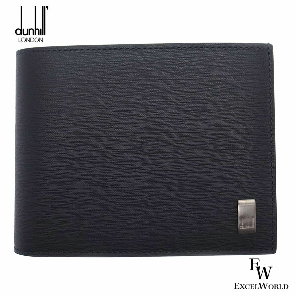 ダン吸血鬼 札入れ メンズ 19F2F32SG001R DUNHILL 二つ折り札入れ 御釣り入れ付き添い人 サイドカー なめし革 黒いこと/火器金属元素  エクセルワールド 差し上げ物 差し上げ物にも ブランド名 ウォレット 父の日差し上げ物に