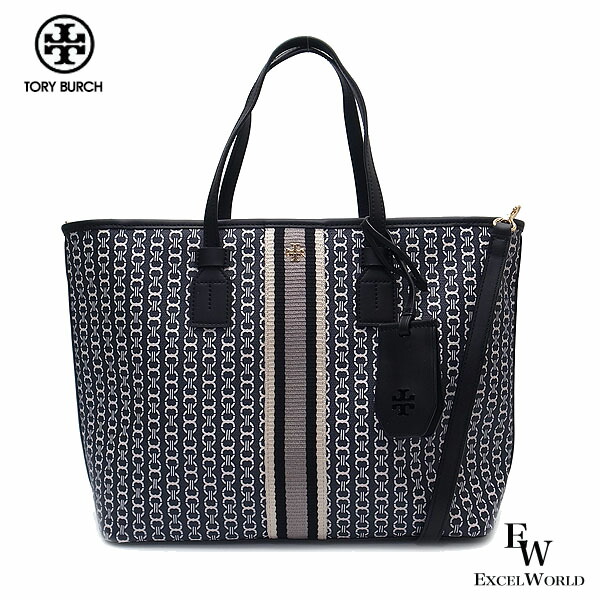 豪華 トリーバーチ バッグ トートバッグ ショルダーバッグ 2way 2 Tory Burch Black Gemini Link エクセルワールド プレゼントにも バッグ バック おしゃれブランド 超人気 Precisionnm Com