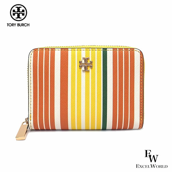 日本製 トリーバーチ 財布 アウトレット コインケース 小銭入れ 846 Tory Burch サンライズ ストライプ イエロー あす楽 エクセルワールド プレゼントにも ウォレット ブランド エクセルワールド 今月限定 特別大特価 Werther Com Br