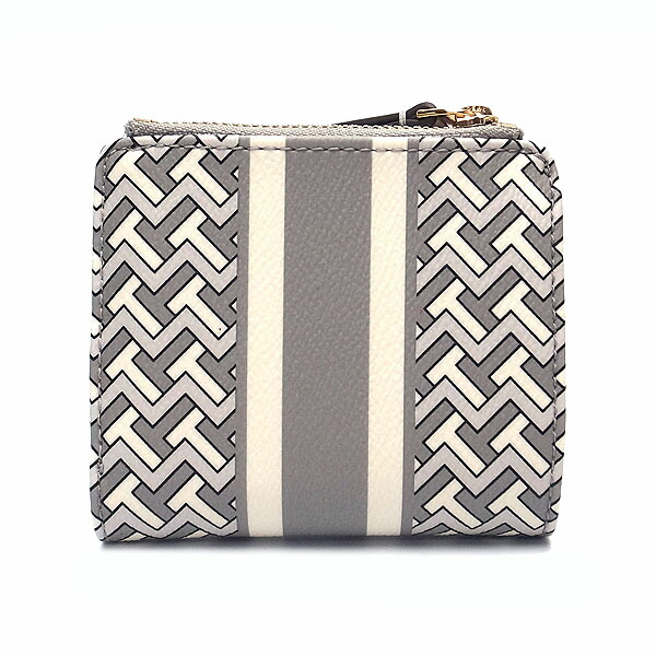 注目の トリーバーチ 財布 アウトレット 二つ折財布 642 051 Tory Burch ラウンドジップ グレー あす楽 エクセルワールド プレゼントにも ウォレット ブランド 高い品質 Hughsroomlive Com