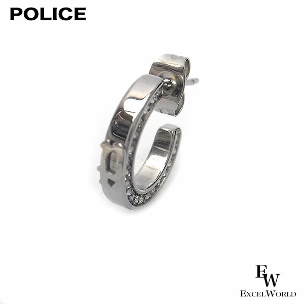 新作 ポリス POLICE フープ ピアス GALENA 26399ESS POLICE ポリス ピアス 片耳 メンズ 男性用 フープピアス GALENA
