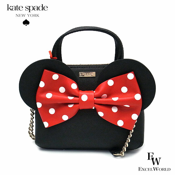 開店記念セール ケイトスペード Kate Spade バッグ アウトレット ハンドバッグ ショルダーバッグ 2way Pxru6512 001 ディズニーコラボ ミニー ブラック レッド あす楽 エクセルワールド レディース バッグ バック ブランド プレゼントにも 熱販売 Qchfoundation Ca