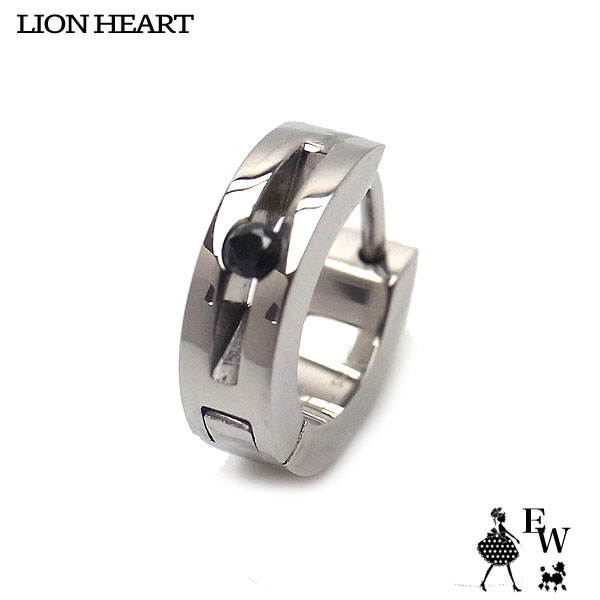 ライオンハートlion Heart ピアス ステンレス メンズ Lhmp001ns シルバー 片耳ピアス エクセルワールド プレゼント アクセサリー かっこいいピアス Andapt Com