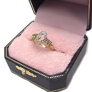 JUICY COUTURE ジューシークチュール リング パヴェ ハート キー ウィッシュ YJRU3950-710 エクセルワールド ギフト プレゼントにも おしゃれ アクセサリー TP20レディース腕時計
