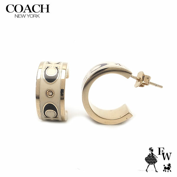 楽天市場】コーチ ピアス COACH アウトレット ピアス フープ C型