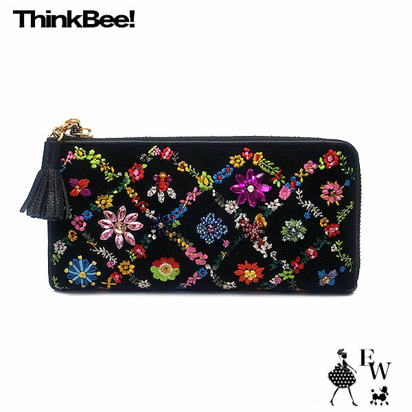 Think Bee!　シンクビー　ゴブラン織り長財布　未使用 新品未使用】Think Bee! シンクビー 長財布