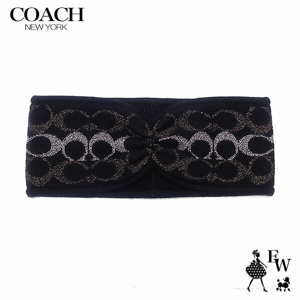 コーチ ヘアバンド COACH アウトレット イヤーマフ ヘッドバンド 防寒 イヤーウォーマー CK709 BLK ブラック エクセルワールド レディース ブランド ギフト プレゼントにも 9,605円