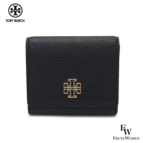トリーバーチ 財布 アウトレット 三つ折り財布 人気のコンパクトな財布 159431 001 TORY BURCH ブラック エクセルワールド 誕生日 ギフト プレゼントにも レディース ブランド ウォレット おしゃれブランド｜エクセルワールド