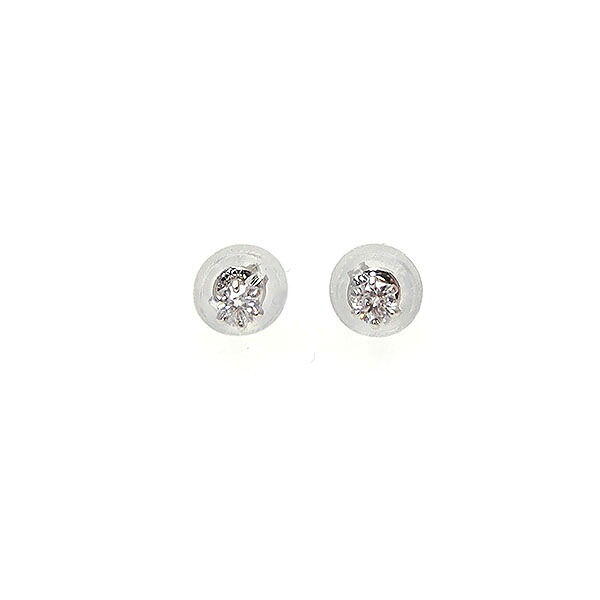 原品限り特価 ダイヤモンド ピアス 0.1ct プラチナ スタッドピアス 品質上クラス 6本爪 落としにくいダブルキャッチ付き レディース 両耳用 プレゼント ギフトにも｜エクセルワールド 9,600円