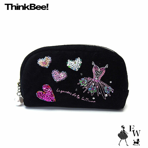 楽天市場】シンクビー ポーチ Think Bee がま口ポーチ 小物入れ