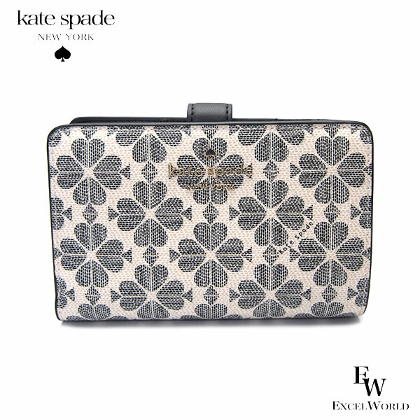 ケイトスペード kate spade 2つ折り財布　 クローバー柄　新品未使用品 kg488-001.jpg