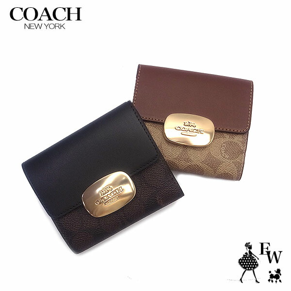 楽天市場】コーチ 財布 COACH アウトレット 二つ折り財布 cw801