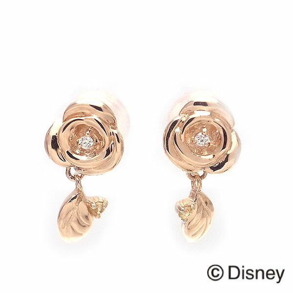 楽天市場】美女と野獣 ピアス4個 ベル バラ ディズニー リゾート