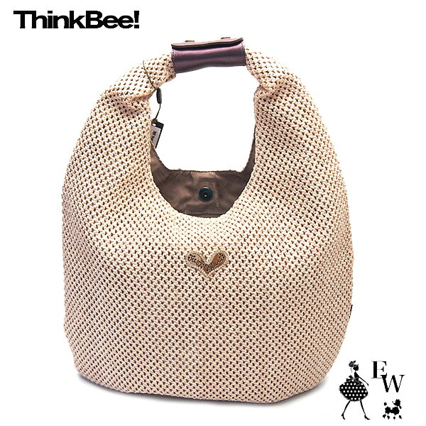 シンクビー バッグ Think Bee ショルダーバッグ ビーハイヴ ワンハンドルタイプ ベージュ A004747 エクセルワールド レディース ブランド プレゼントにも TP5