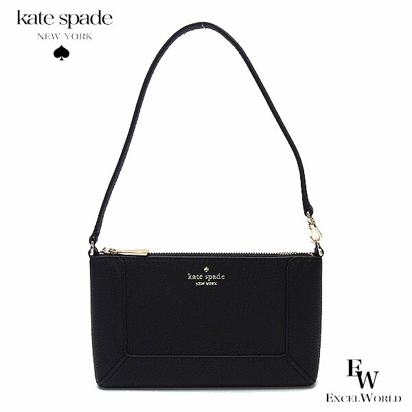 ケイトスペード 商品目録ネットボール KATESPADE 逃げ口 ミニ御徒面子 KH785 001 ぺブルなめし革 黒いこと エクセルワールド レディース ブランド名 差し上げ物にも