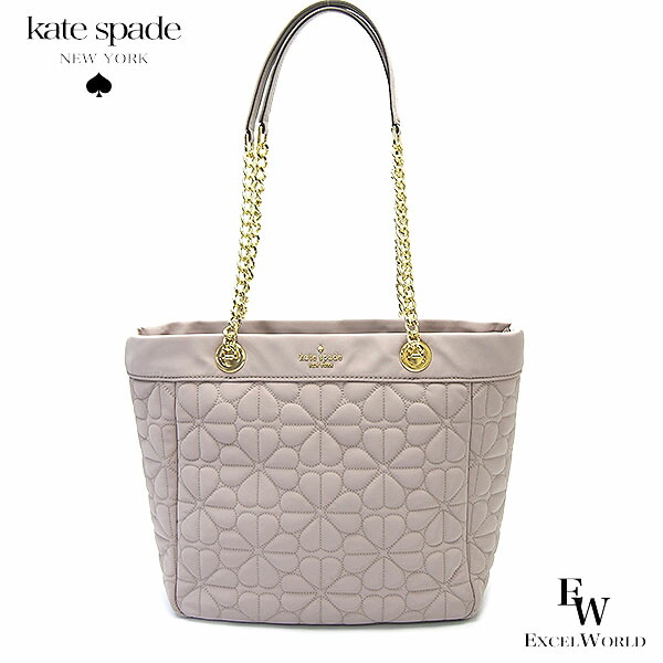 ケイトスペード バッグ kate spade アウトレット トートバッグ KK156 020 スペード フラワー キルティング ミディアム コジーグレー エクセルワールド クリスマス 誕生日 ギフト プレゼントにも 斜め掛け レディース ブランド