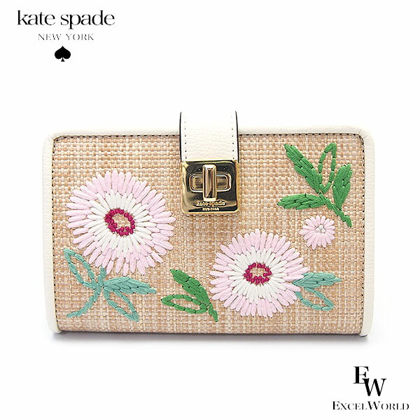 新品KATE SPADE財布 ブンブン コンパクト ウォレット水色うさぎ 新品KATE SPADE財布 ブンブン コンパクト ウォレット水色うさぎ