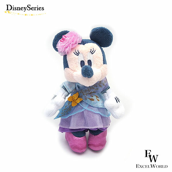 【美品】ミニーのスタイルスタジオ ミニーマウス ぬいぐるみバッジ 夏 ぬいば ミニーのスタイルスタジオ ミニスタ ミニー ぬいぐるみバッジ 春