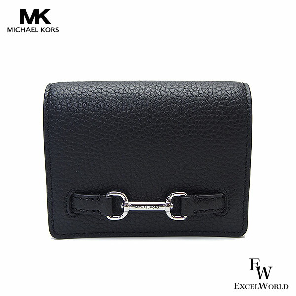 マイケルコース 財布 Michael Kors アウトレット 小さめ財布 35S5S2ZD5L ブラック エクセルワールド 誕生日 ギフト プレゼントにも レディース ブランド ウォレット 小銭入れ 9,984円