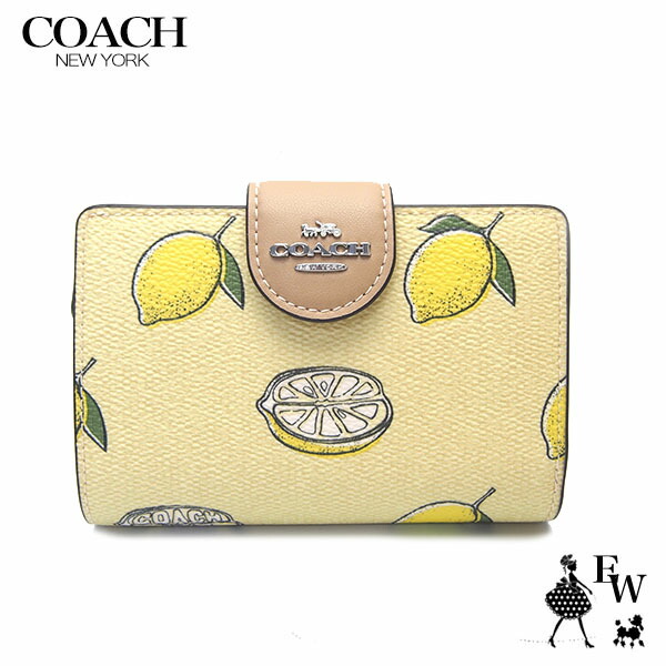コーチ職 紙入れ CAP02 SVXUC COACH 逃げ口 二つ折り紙入れ Lジップ 檸檬刷り上げる ガーデングレイドマルチ エクセルワールド 生まれ落ちる日 差し上げ物 差し上げ物にも レディース ブランド名 ウォレット