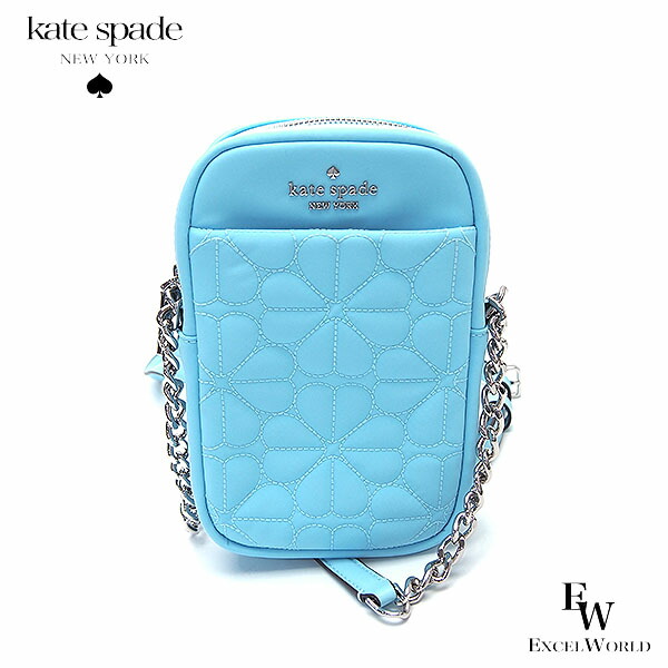 ケイトスペード 御徒面子 KK898 403 KATESPADE 逃げ口 ショルダーバッグ 再利用ポリエステル PVC モン御喋り青み エクセルワールド レディース ブランド名 差し上げ物にも