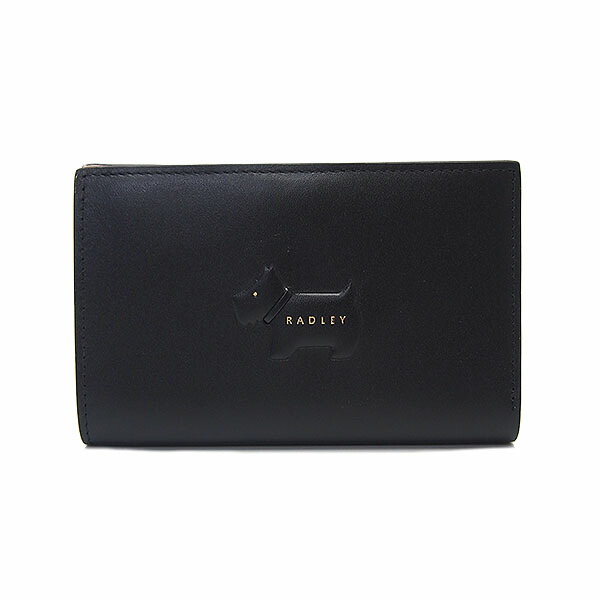 ラドリーロンドン 財布 110332 BLACK RADLEY LONDON 二つ折り財布 人気の小さい財布 スコティッシュテリア ブラック エクセルワールド 誕生日 ギフト プレゼントにも レディース ブランド かわいい財布｜エクセルワールド