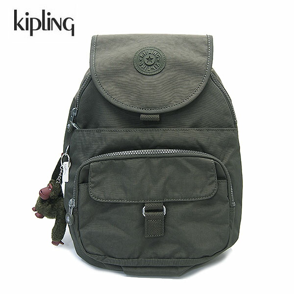 キプリング バッグ KI2693 3DU KIPLING アウトレット バックパック フィールドグリーン レディース ブランド プレゼントにも｜エクセルワールド