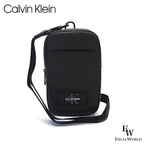 カルバンクライン バッグ 4D1136G 001 Calvin Klein ショルダーバッグ ブラック エクセルワールド 誕生日 ギフト プレゼントにも メンズ レディース ブランド ウォレット おしゃれ かっこいい