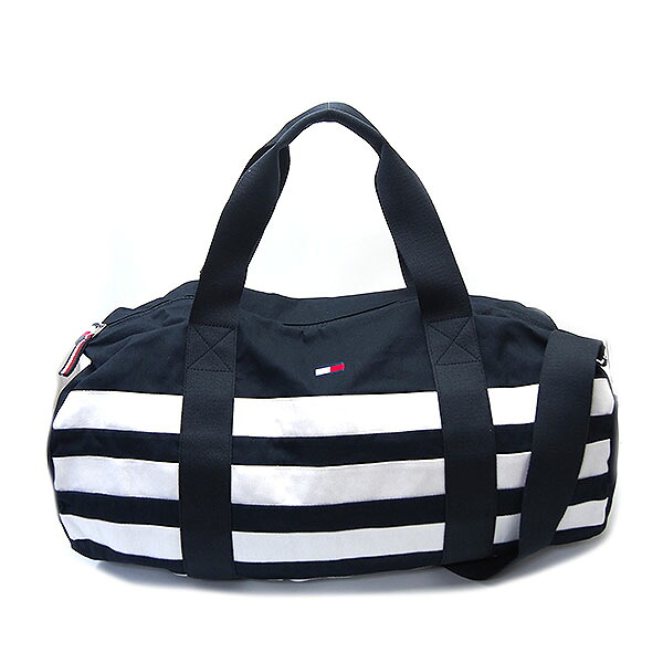 トミーヒルフィガー バッグ 69JA194 970 TOMMY HILFIGER ダッフルバッグ ボストンバッグ ノーティカル ストライプ ネイビーマルチ エクセルワールド 誕生日 ギフト プレゼントにも メンズ レディース ブランド|エクセルワールド
