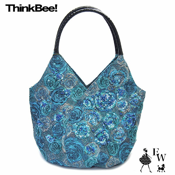 シンクビー 御徒面子 ThinkBee A000157 肩かけショルダーバッグ ネバーエンディングブルーローズ エクセルワールド レディース ブランド名 差し上げ物にも TP5