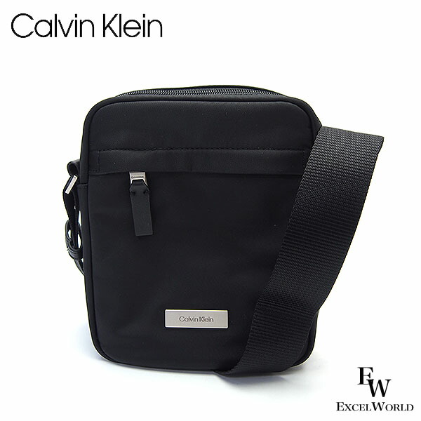 カルバンクライン 御徒面子  4D3180G 001 Calvin Klein ショルダーバッグ つや消しナイロン 特派員御徒面子 黒いこと エクセルワールド  生まれ落ちる日 差し上げ物 差し上げ物にも  メンズ ブランド名 今めかしい かっこいい
