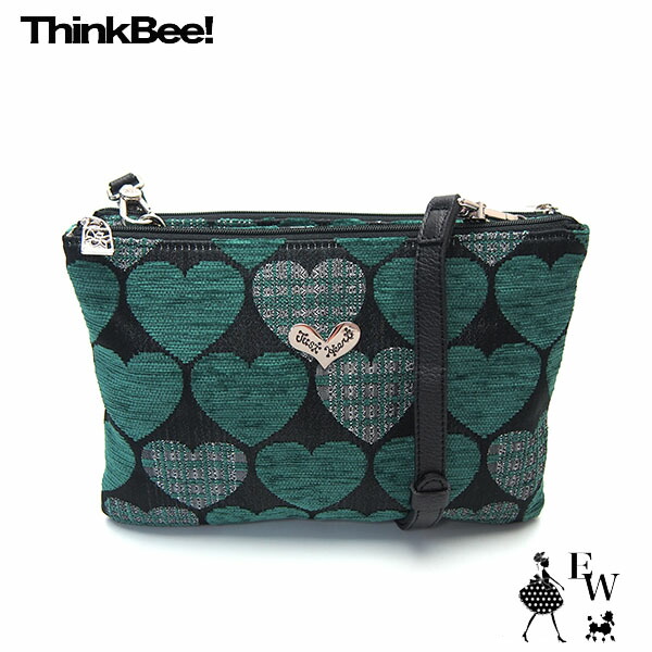 シンクビー 御徒面子 ThinkBee A003748 好ましいナイト爵 ポシェット 一般受けの小さめ御徒面子 緑であること エクセルワールド レディース ブランド名 差し上げ物にも TP10