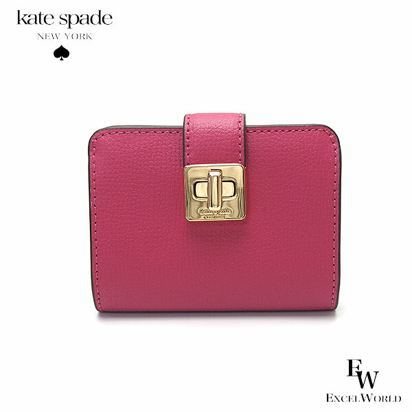 ケイトスペード 財布 KF535 650 KATESPADE アウトレット カードホルダー 二つ折り フィービー カードケース ローズオイル エクセルワールド レディース ブランド|エクセルワールド