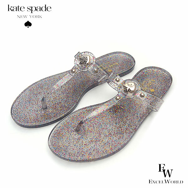ケイトスペード サンダル KL418 MUTI KATESPADE 逃げ口 ケンダル T同盟罷業一回り サンダル マルチ色つや エクセルワールド レディース ブランド名