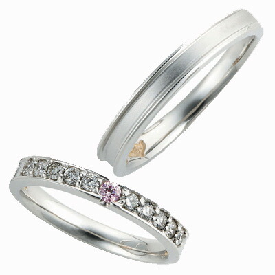 楽天市場】Pink Dolphin Diamond ピンクドルフィン マリッジリング