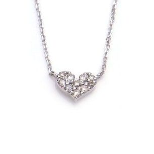 K10 WG ネックレス ダイヤモンド 0.06ct secret message 1301756 エクセルワールド ギフト プレゼントにも おしゃれ アクセサリー TP10｜エクセルワールド