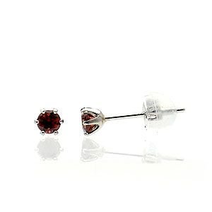 プラチナ ガーネット [1月の誕生石] PT ピアス 1258575 エクセルワールド ギフト プレゼントにも おしゃれ アクセサリー TP10｜エクセルワールド