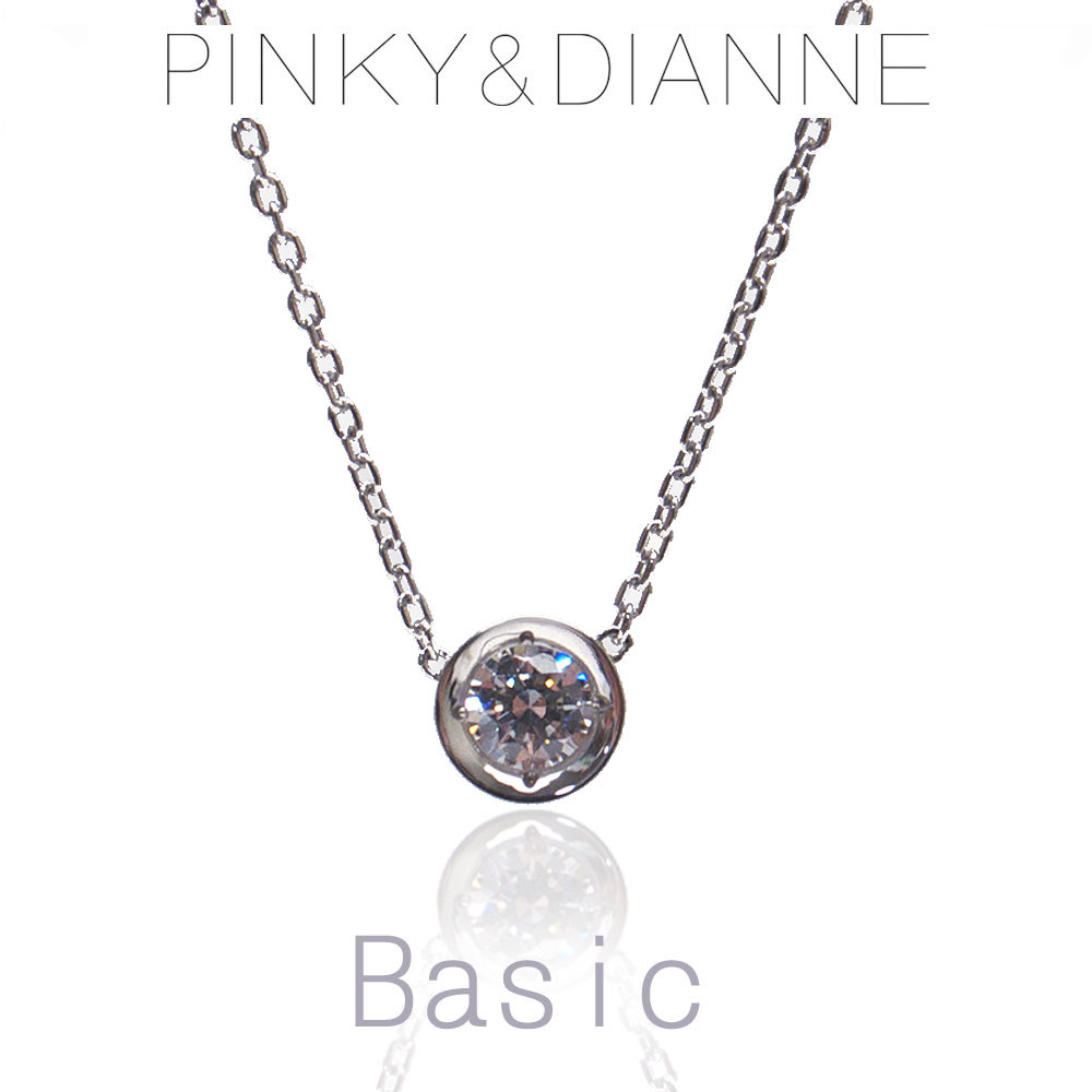 ピンキー＆ダイアン ネックレス Pinky＆Dianne VPCPD 51601 シルバー925 ロジウムコーティング Basic ベーシック ハート＆キューピッド 専用スコープ付 エクセル 誕生日 ギフト プレゼントにも ブランド おしゃれ アクセサリー TP10｜エクセルワールド