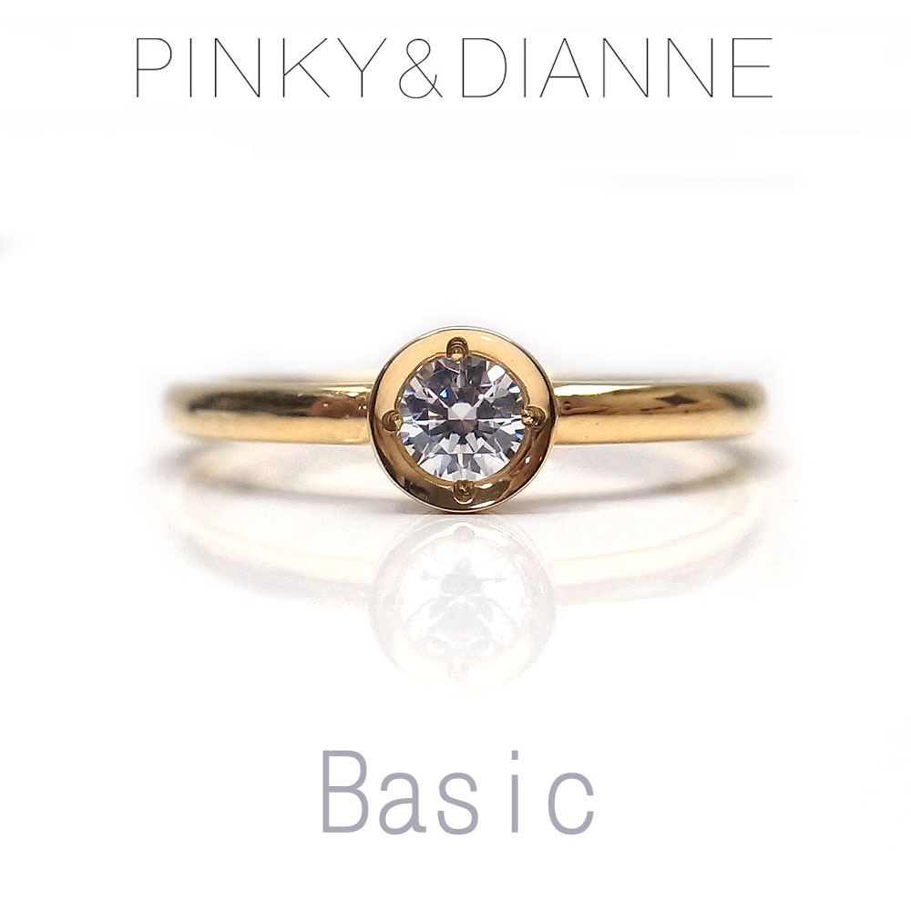 ピンキー＆ダイアン リング シルバー925 イエローゴールド コーティング Basic Pinky＆Dianne VFRPD50394 H＆C 専用スコープ付 エクセルワールド クリスマス 誕生日 ギフト プレゼントにも ブランド おしゃれ アクセサリー TP10 8,360円