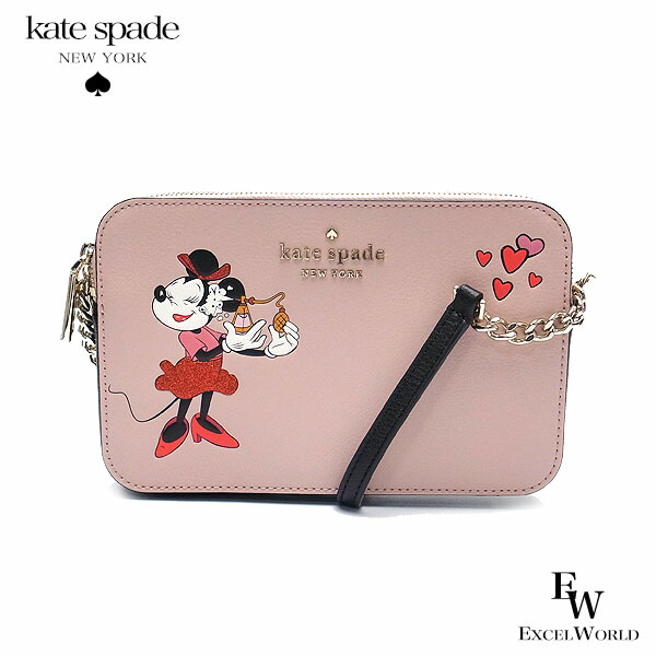 楽天カード分割 楽天市場 ケイトスペード バッグ アウトレット ショルダーバッグ Wkru7038 623 Kate Spade ディズニーコラボ ミニーマウス ピンクマルチ あす楽 エクセルワールド レディース バッグ バック ブランド プレゼントにも エクセルワールド 激安特価