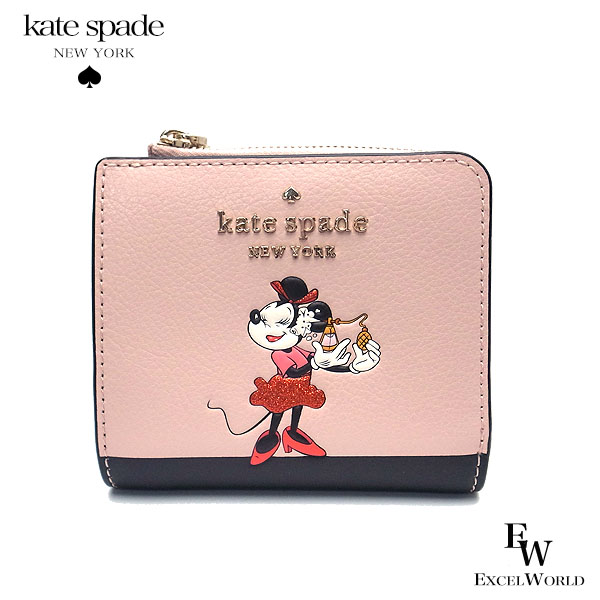 手数料安い ケイトスペード 財布 アウトレット 二つ折り財布 Wlr 111 Kate Spade ディズニーコラボ ミニーマウス ピンクマルチ あす楽 エクセルワールド レディース バッグ バック ブランド プレゼントにも 日本産 Www Nripost Com