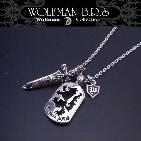 ウルフマン WOLFMAN BRS ペンダント ミレニアムチャーム L P77 エクセルワールド クリスマス ギフト プレゼントにも ブランド おしゃれ アクセサリー TP10