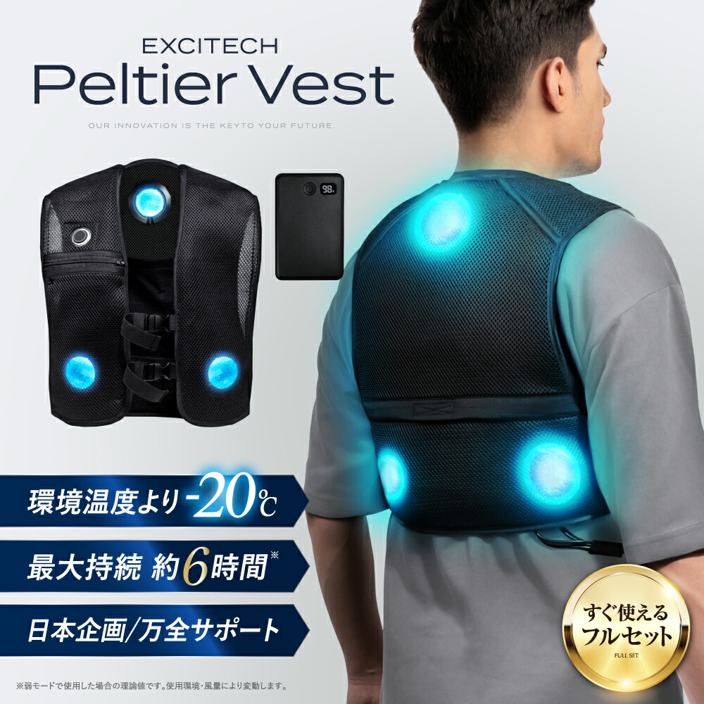 楽天市場】[LABEWVI] ペルチェベスト【2025年 最大-21℃ 瞬間冷却